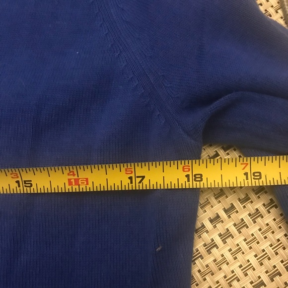 Esprit Royal Blue V-Neck Ladies’ Sweater - Size Large - Picture 5 of 8